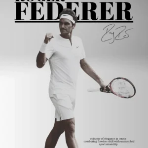 Roger Federer – The Maestro Poster